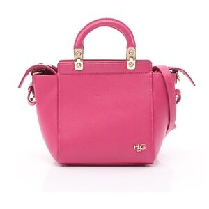 Givenchy HDG Mini Satchel Bag – Hot Pink Calfskin Leather, Structured Top Handle